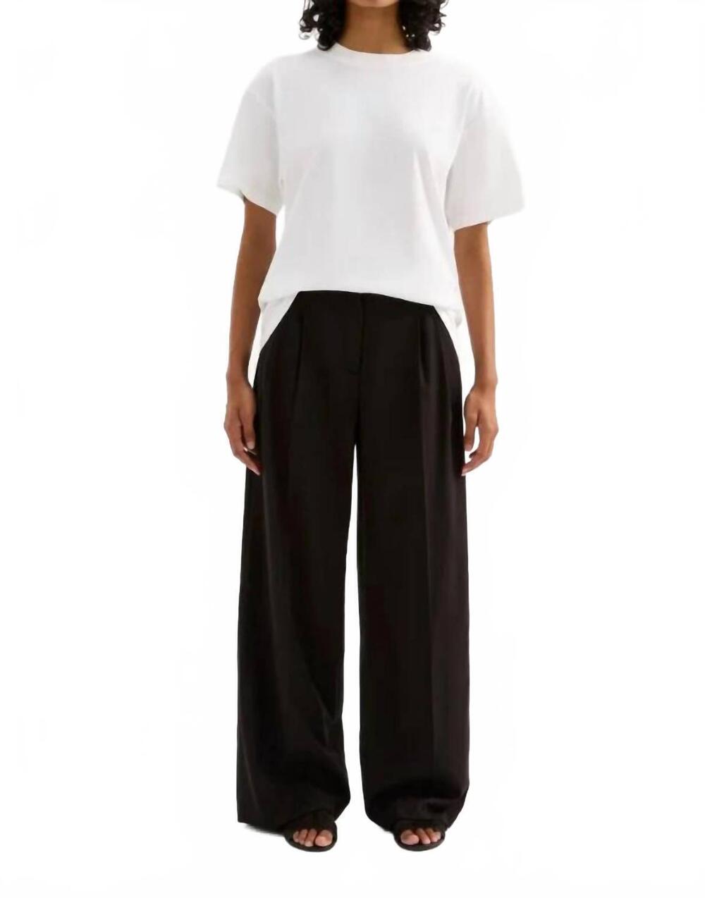NEW NUDE LUCY rana wide leg pant in black